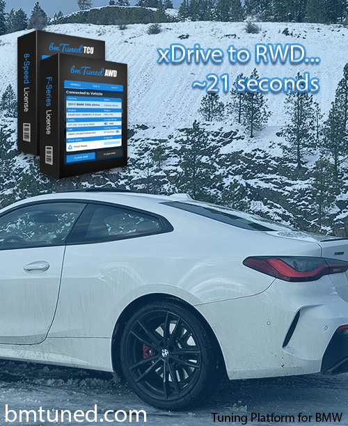 bmTuned AWD ‐ xDrive to RWD