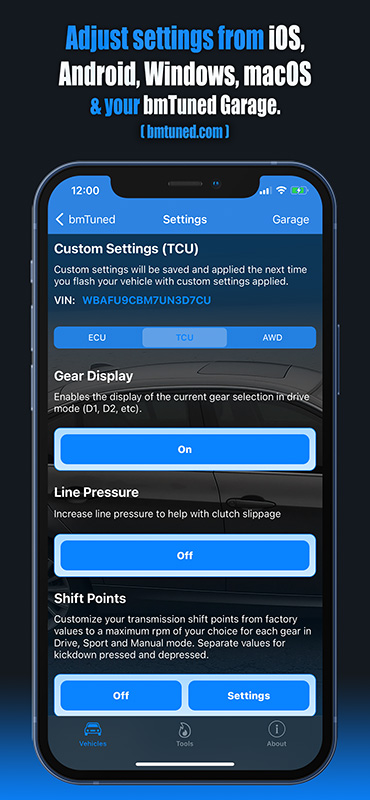 bmTuned TCU Screenshot